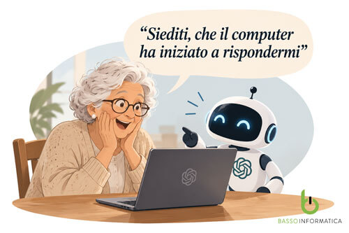  Cos'è l'Intelligenza Artificiale in Parole Semplici: nonna che dice "siediti il computer ha iniziato a parlarmi"