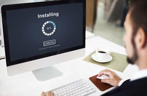 Aggiornamenti software del computer installazione