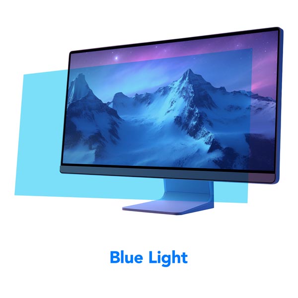 Monitor per ufficio Varese: luce blu