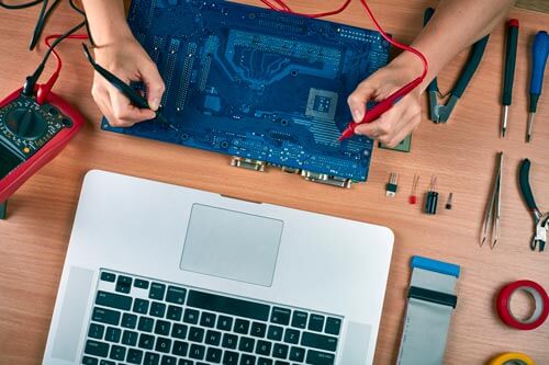Riparazione schede madri notebook