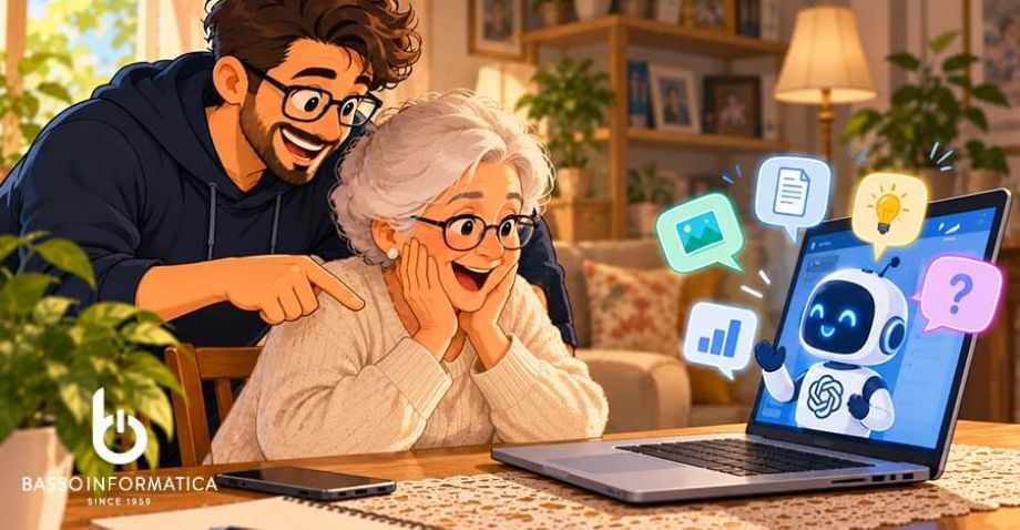 Cos'è l'Intelligenza Artificiale in Parole Semplici: nipote che spiega alla nonna